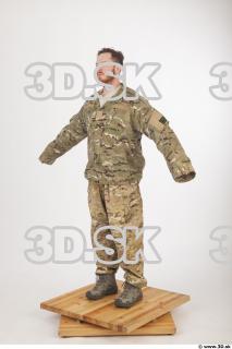 Soldier in American Army Military Uniform 0045